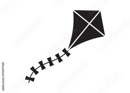Fly kite Icon, Fly kite Solid Vector Design
