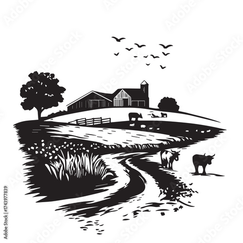 livestock farming landscape