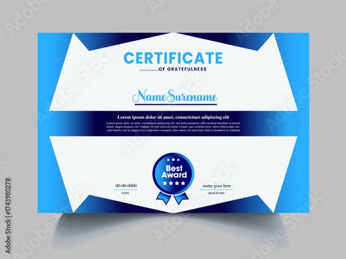  Modern Diploma Certificate Template Download