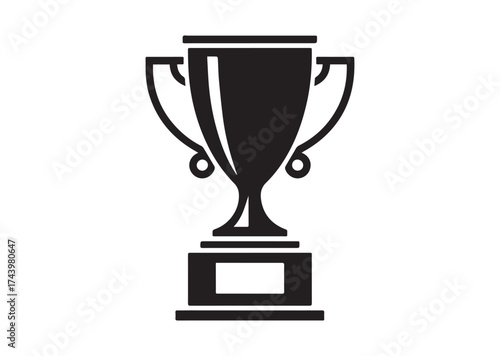 Trophy Icon, Trophy Solid Vector, Trophy Design