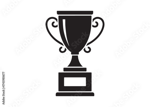 Trophy Icon, Trophy Solid Vector, Trophy Design