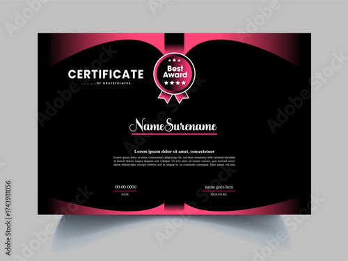  Modern Diploma Certificate Template Download
