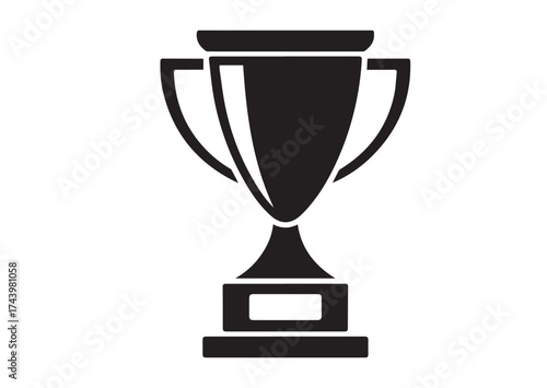 Trophy Icon, Trophy Solid Vector, Trophy Design