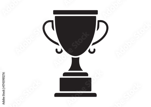 Trophy Icon, Trophy Solid Vector, Trophy Design