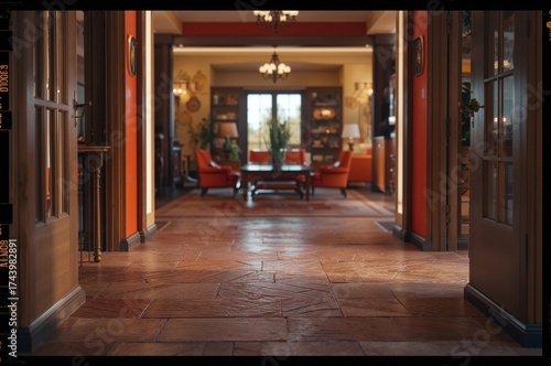 Wallpaper Mural Large lounge zone adjacent to a comfortable living space Torontodigital.ca