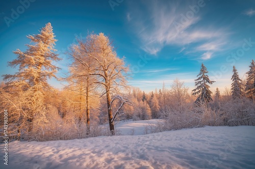 Admire the stunning snowy l...