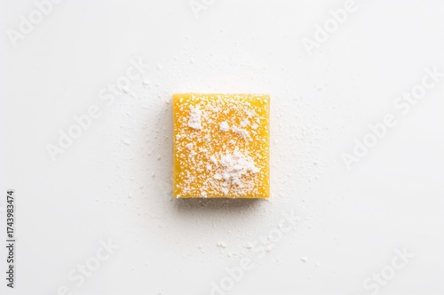 Delicious lemon square dust...