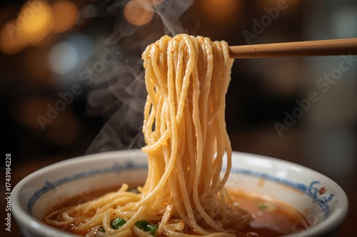 Close-Up Shot of Egg Noodle...
