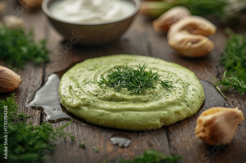 Delicious creamy sauce with...