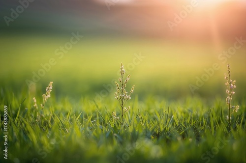 Tiny delicate trees thrivin...