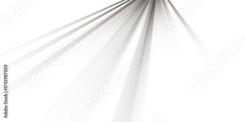 Abstract light rays emanating from the upper corner area transparent png