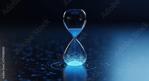 Wallpaper Mural Time and countdown around the technology duration moment progress patience and cycle create a captivating scene Torontodigital.ca
