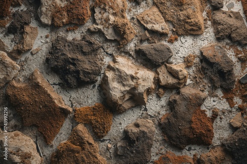 Abstract patterns of earthy...