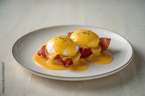 Delicious Eggs Benedict Ser...