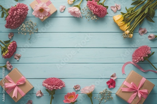 Charming spring blossoms ar...