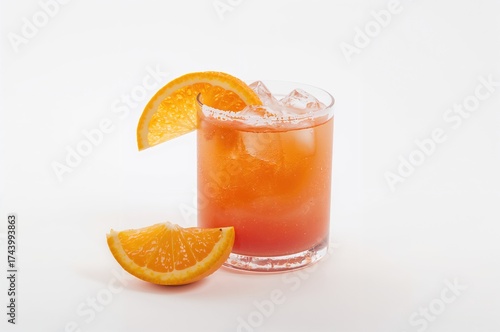 Sunrise-inspired cocktail w...
