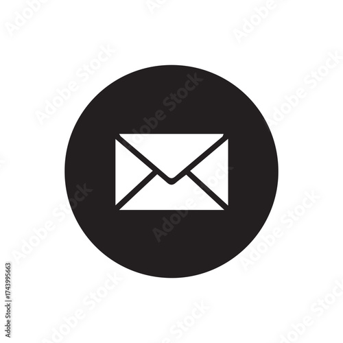 “Email Envelope Icon – Flat Vector Design”