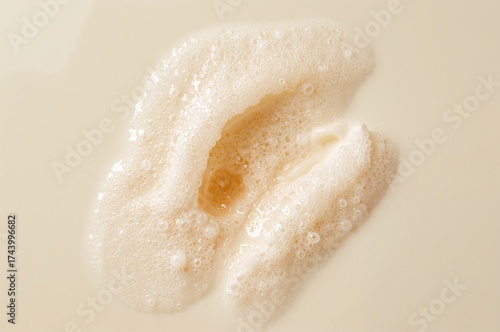 Top view of soy milk with s...