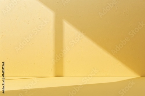 Minimalist pale yellow squa...