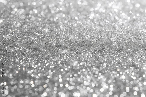 Sparkling silver bokeh back...