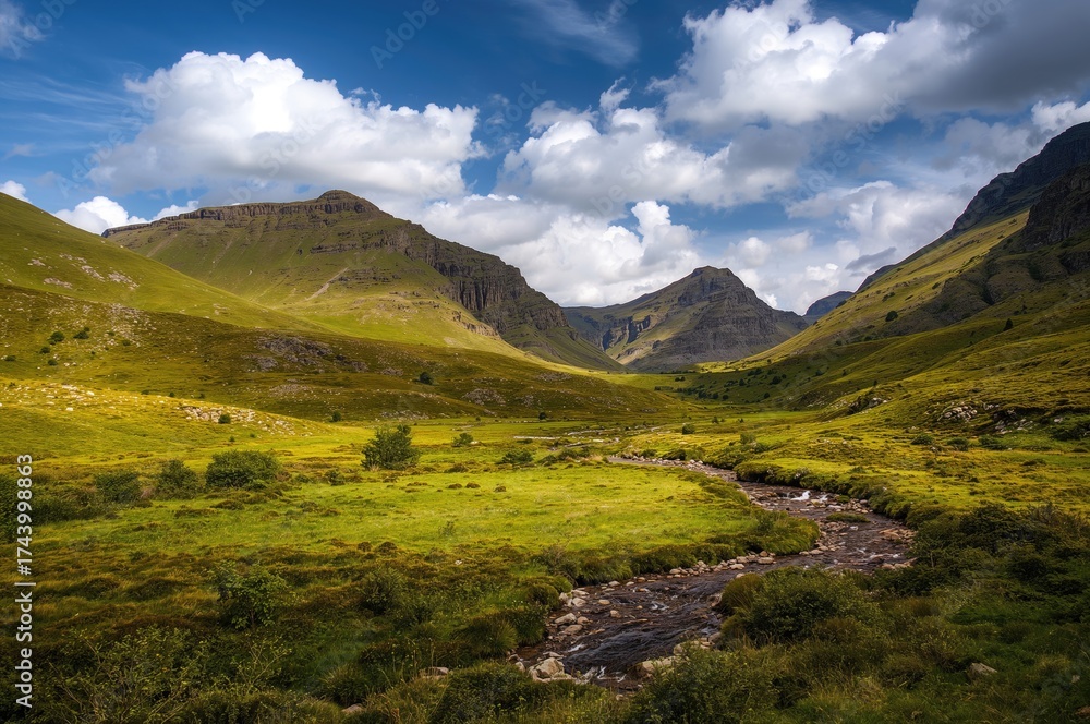 Fototapeta premium Warm Season in the Northern Highlands