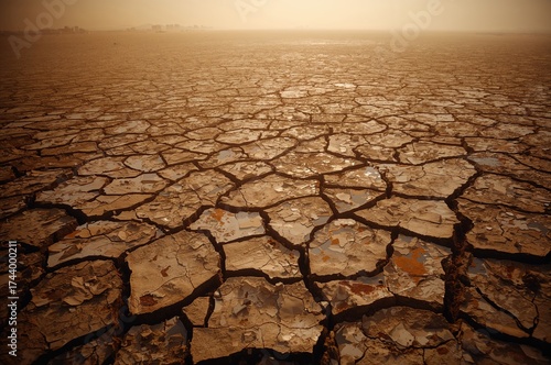 Partially damp surface of f...
