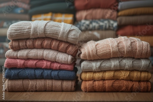 Pile of everyday sweaters p...