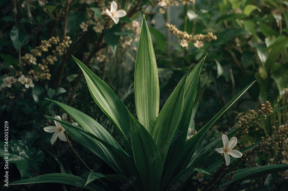 Fototapeta premium Flora available from sword plant