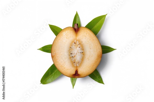 Close-up of sapodilla fruit...