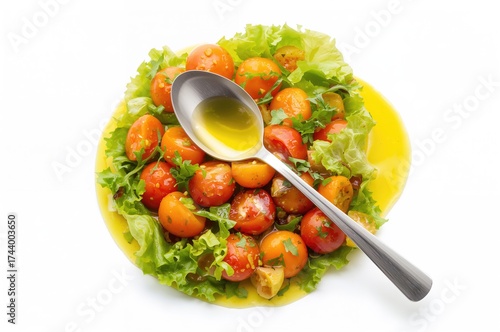 Olive Oil Drizzled Over Fre...