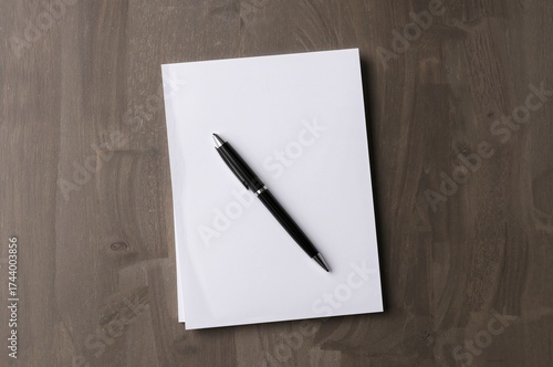 Notebook with squared pages...