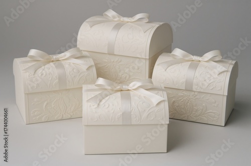 Ivory Wedding Gift Boxes Sh...