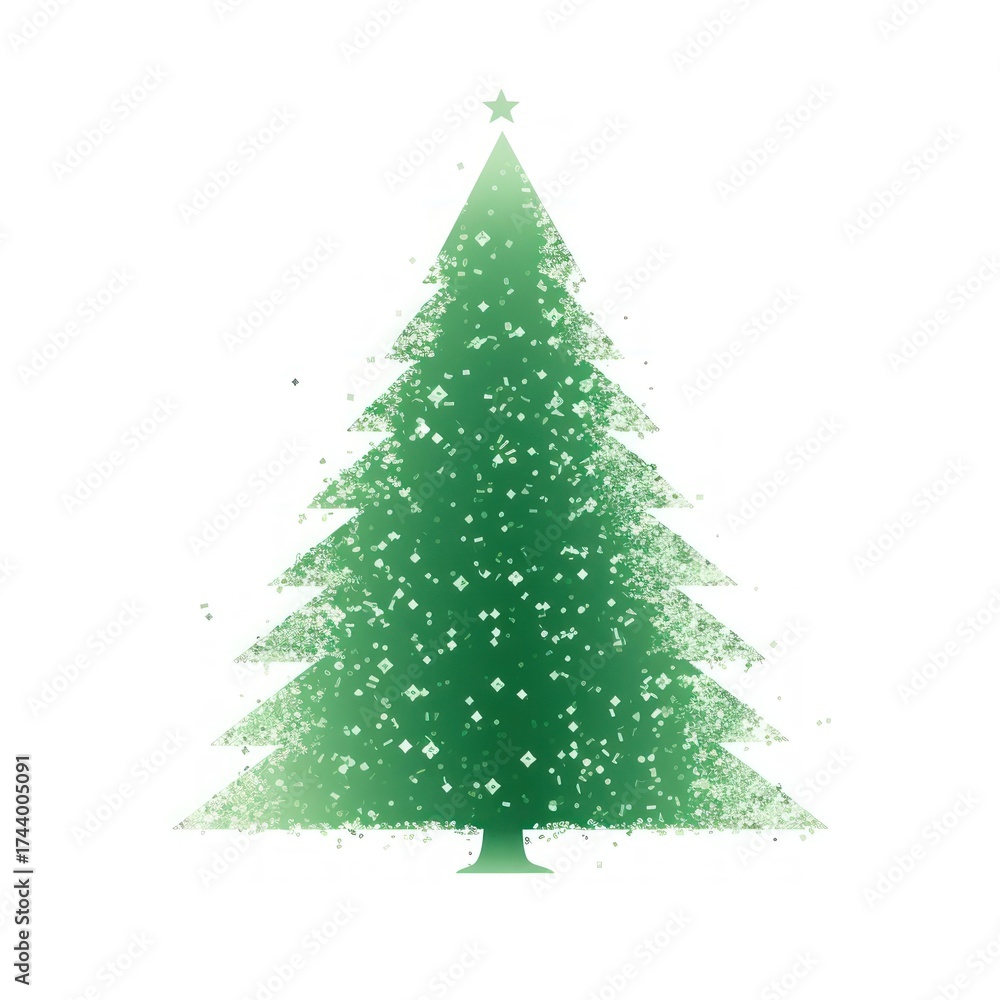 Fototapeta premium Tree christmas shape plant.