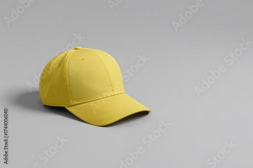 Close-up of a trendy yellow...
