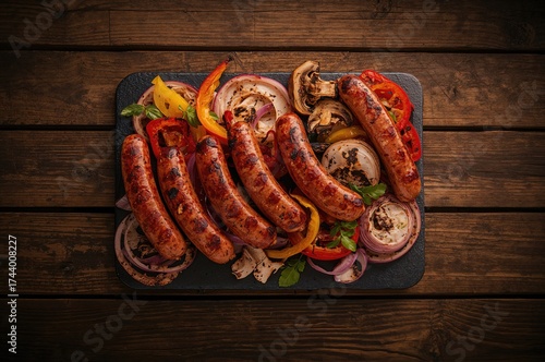 Delicious freshly cooked sa...