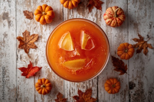 Eerie Halloween punch featu...