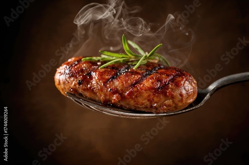 Rosemary-topped sizzling sa...