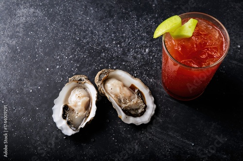 Freshly Shucked Oysters and...
