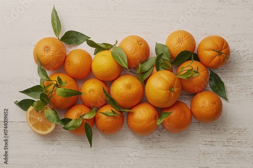 Citrus fruits including man...