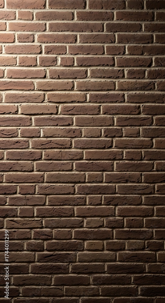 Fototapeta premium Rustic Brown Brick Wall Texture.