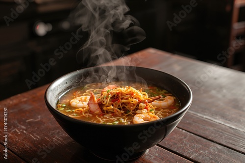 Steaming Hot Spicy Prawn So...