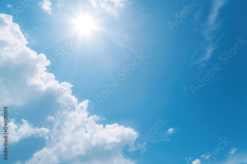 Clear skies with sunshine a...