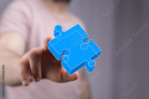 Close-up of a hand holding ...