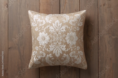 Cozy plush cushion resting ...