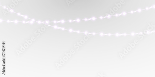 Glowing fairy lights, LED bulbs, and sparkling strings.