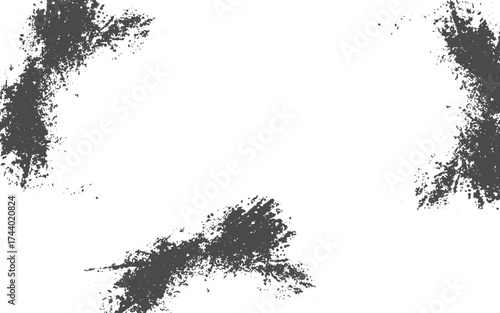 Subtle sprayed ink grain texture overlay. Grunge background. Black dark black grunge textured concrete stone wall background