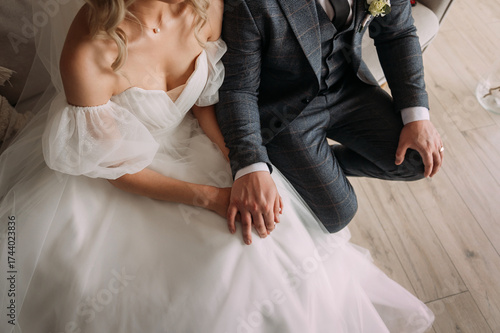 A couple in wedding dresses 7003.