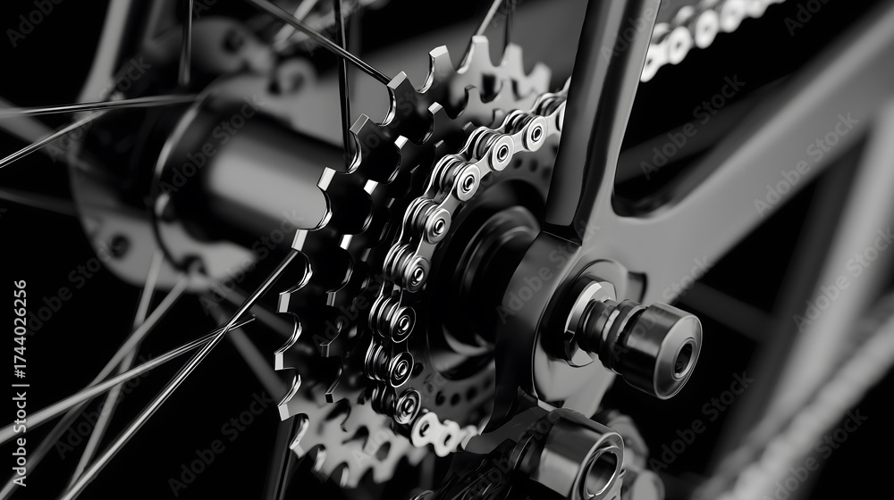 Fototapeta premium Gear Motion