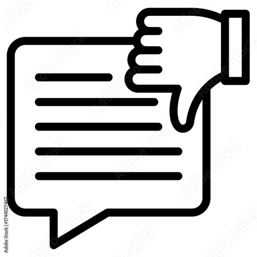 Complaint icon vector illustration