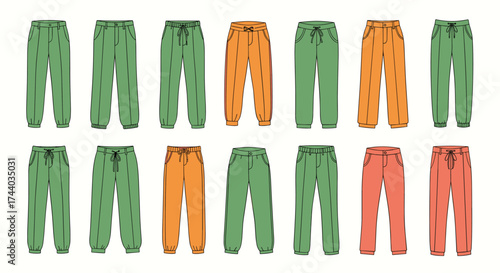 Patterned sweatpants for all occasions for kids and adults.